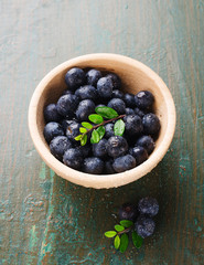 bowl of blueberries