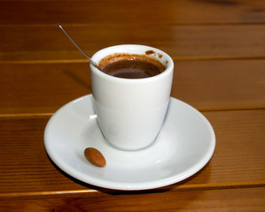 cup, coffee, nut