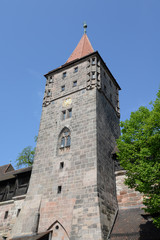 Fototapeta na wymiar Tiergärtnertorturm in Nürnberg