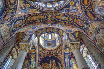 St George's Church at Oplenac, Serbia