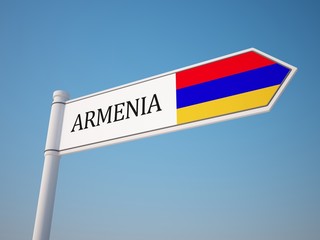 Armenia Flag Sign