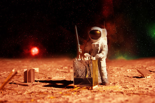 astronaut on mars