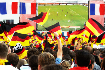 German Soccer Fans, "Public Viewing"