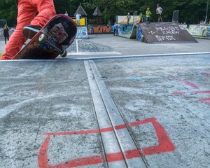 skateboarding