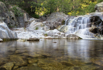 Fototapeta premium Водопад на реке Барберин, Альпы