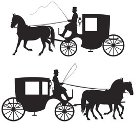 Carriage Silhouettes