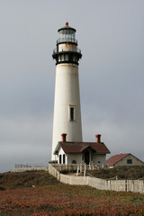 Fototapeta na wymiar Lighthouse Pacific Coast Highway