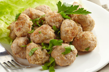 Roasted meatballs