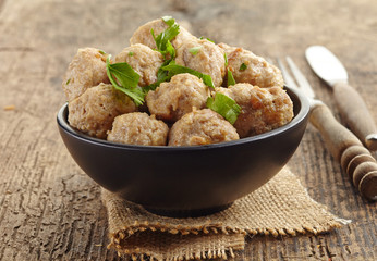 Roasted meatballs