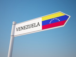 Venezuela Flag Sign