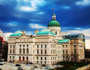 Obraz premium Indiana state capitol building