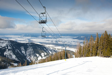 Ski Lift Landscape