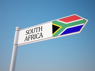 South Africa Flag Sign