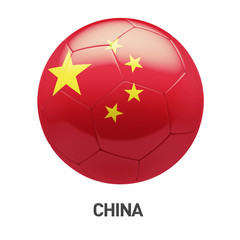 China Flag Soccer Icon