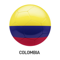 Colombia Flag Soccer Icon