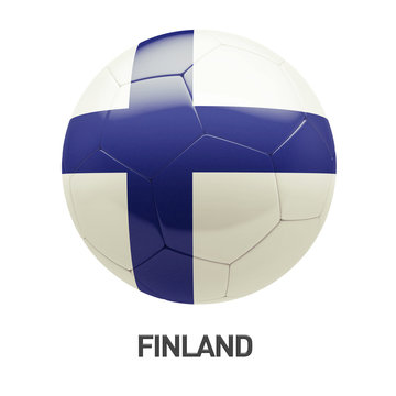 Finland Flag Soccer Icon