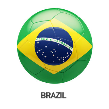 Brazil Flag Soccer Icon