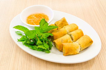 Fried spring rolls