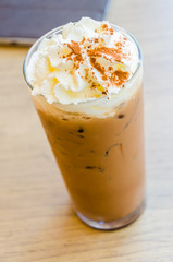 Iced coffee mocha