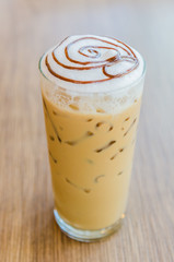 Iced mocha coffee