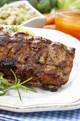 Ribs with honey