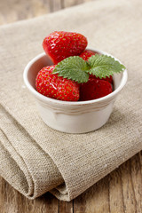 Bowl of strawberries