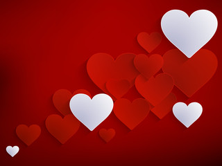 Valentine`s Day abstract background. EPS 10