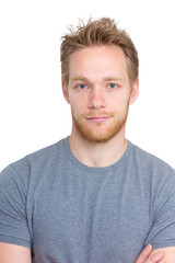 Obraz premium Young blonde man