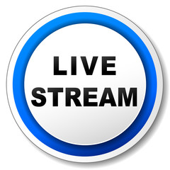 Vector live stream icon
