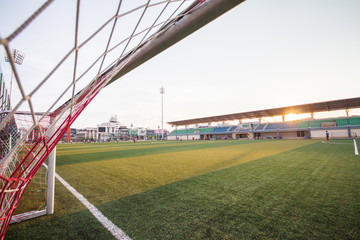 Fototapeta premium Soccer goal nets