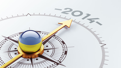 Fototapeta premium Ukraine 2014 Concept