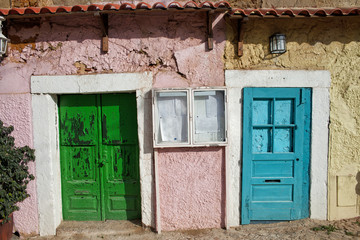 Old House Doors in Lisbon