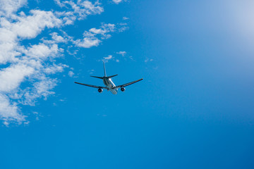 Fototapeta na wymiar Airplane in the sky