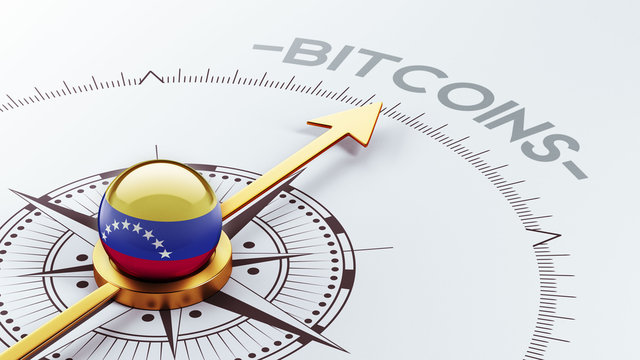 Venezuela Bitcoin Concept