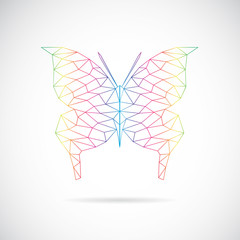 Vector image of an butterfly design