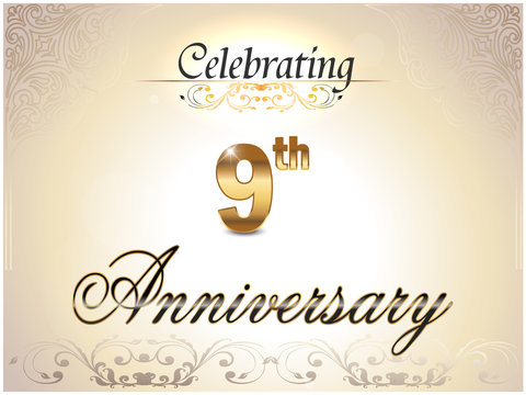 9 year anniversary golden label, 9th anniversary