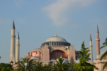 Fototapeta na wymiar Hagia Sophia, İstanbul