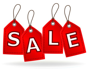 Sale Tags, vector