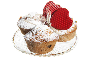 muffin whit chocolate
