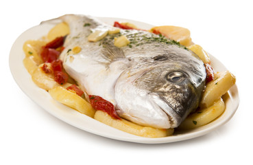Dorada lista para hornear