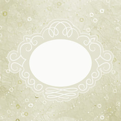 Valentine elegant card with heart. EPS 8