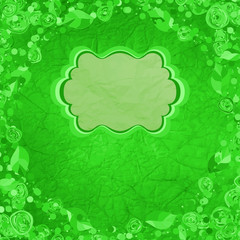 Floral backgrounds with vintage roses. EPS 8