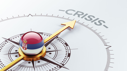 Serbia Crisis Concept.