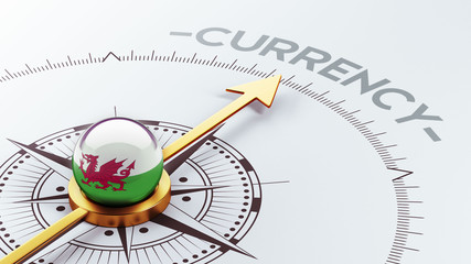 Wales Currency Concept.