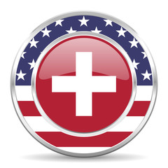 Obraz premium plus american icon, usa flag