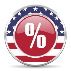 percent american icon, usa flag