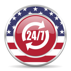 service american icon, usa flag