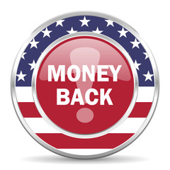 money back american icon, usa flag