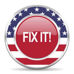 fix it american icon, usa flag