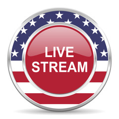 live stream american icon, usa flag